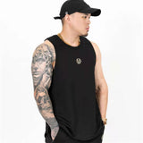 Gym Stringer Tank Top Men Bodybuilding Clothing Cotton Sleeveless Shirt Man Fitness Vest Singlet Sportwear Workout Tanktop