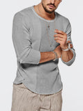 Foesce Classic Solid Man Knitted Hollow Out Pullovers O Neck Gentleman Loose Daily Tops Long Sleeve Male Casual Streetwear Shirts