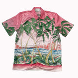 Sicilian Print Summer Fairy Tale Dream Short Sleeve Shirt S-XL