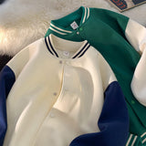 American Baseball Jersey Men's Spring Autumn Jacket Fashion Brand Loose Casual Couple Coat Men Veste  Harajuku Sweatshirt Letter