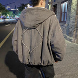Winter cashmere jacket men thick warm long-sleeved denim cotton cloth casual cloth winter clothing