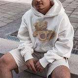 Foesce Hip Hop American Retro Letter Print Loose Hoodies Men Clothing Long Sleeve Casual Harajuku Korean Tops Women Autumn Large 3XL