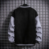 Youth Trend College Wear Autumn Hip Hop Casual Baseball Coat Slim Fit Unisex Baseball Uniform Bomber Jackets For Men's