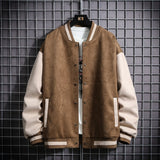 Youth Trend College Wear Autumn Hip Hop Casual Baseball Coat Slim Fit Unisex Baseball Uniform Bomber Jackets For Men's