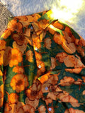 Japanese Retro Shirt Oil Painting Print Long-sleeved Tops Men Women Couple Vintage Loose Oversize Blouse Unisex Hawaiian Shirt
