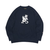 Foesce Second Order Ivy Sports Sweatshirt American Casual Oversize Crewneck Pullover