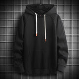 Japan Style Casual O-Neck Spring Autumn Print Hoodie Sweatshirt Men'S Thick Fleece Hip Hop High Streetwear Clothes