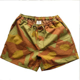 Foesce Fashion Camouflage Print Short Pant Men's  Summer Vacation Casual Seaside Beach Shorts Men Leisure Drawstring Tie-up Shorts