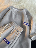 Foesce Waffle Sports Short-sleeved Suit Men's Summer Casual Trend T-shirt + Shorts Loose Two-piece Set Unisex Handsome Hip Hop Clothing