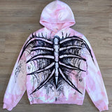 Men's Oversized Zip Hoodie Spider Print Hoodie Y2K Hip Hop Street Style Fashion Punk Sports Jacket Pullover Jacket Apparel
