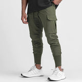 Gym Men's Quick Drying Running Jogging Pants Soft Joggers Sweatpants Long Trousers Fitness Sport Training Casual Cargo Pants