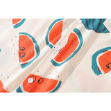 Dark Icon Watermelon Full Print Hawaiian Shirt Men Women Long Sleeved Shirs Man Blouse