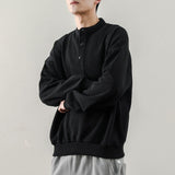 Fall Winter Korean Fashion Casual O Neck Solid Fleece Pullover Tops Men's Clothing Loose Streetwear Hoodie Sweatshirts Sudaderas