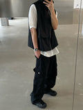 Foesce High street overalls for men and women Summer Fashion Brand Large Pocket Straight Loose Wide Leg Casual jogger Pants