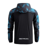 Foesce Outdoor Sports Hooded Jacket Men's Mountaineering High Collar Jacket Spring and Autumn Thin Casual Quick-drying Windbreaker