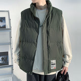 Fashion Cotton Vest Jacket Men New Autumn Winter Warm Sleeveless Jackets Male Windproof Casual Waistcoat Vest Clothing Size 5xl