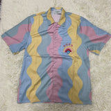 Sicilian Print Summer Fairy Tale Dream Short Sleeve Shirt S-XL