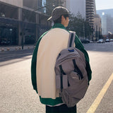 Vintage Baseball Jassen Mannen Vrouwen Harajuku Stiksels simple Streetwear Casual Losse Varsity Jacket Paar student coat