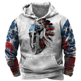 Vintage Clothing Men's Hoodies Casual Harajuku Fashion Graphics Long Sleeve Top Men Pullover Loose Oversized Male Street Pullove