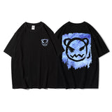 Harajuku Devil Printed Men Oversized Tee Shirts Summer Short Sleeve T-Shirts Couples Men's Women Cotton Tops