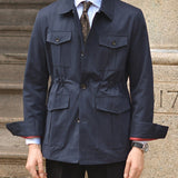 Luxury Military Jacket Lapel Outwear Top Coat Men Jacket Trendy Men Trench Coat  Quality Solid Vintage Hunting Army Men Jacket