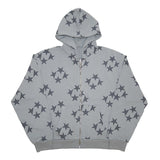Men's Oversized Zip Hoodie Spider Print Hoodie Y2K Hip Hop Street Style Fashion Punk Sports Jacket Pullover Jacket Apparel