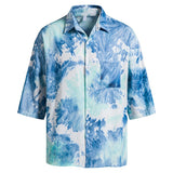 summer Men's Clothing Shirts Floral Printed Casual Dress Summer Short Sleeve Shirt Slim Fit Shirts men Size M-3XL