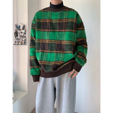 Winter Thick Wool Hoodie Men Warm Fashion Casual Plaid Sweatshirt Men Streetwear Korean Loose Thicken Pullover Hoodie Mens Hoody