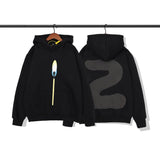 Streetwear Oversize Sweatshirt Men and Women Letter Print Fleece Winter Hoodies Stranger Things Hip Hop Baggy Hoody