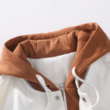High Quality Varsity Baseball Uniform Jacket Men's Autumn New Trendy Brand All-match Student Hooded Jacket Plus Size Coats Women