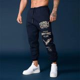 Autumn Mens Sweatpants Sports Leisure Fitness Training Leggings Trousers Men Trends Fashion Pattern Print Slim Pants Streetwear