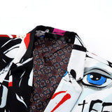 Fall And Winter Men's Suit Jacket Men's Printing Hot Stamping Fashion Suit Party Coat Slim Single Button Blazers Jacket Men 3XL