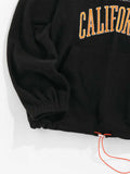 Foesce Men's Hoodies Fluffy Fleece Warm Sweatshirts Letters Embroidered Vintage Streetwear Pullover Sudaderas for Autumn Winter