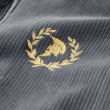 High end men's double-sided gold velvet J jacket suit warm and casual sportswear in autumn and winter