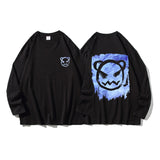 Harajuku Devil Printed Men Oversized Tee Shirts Summer Short Sleeve T-Shirts Couples Men's Women Cotton Tops