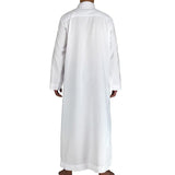 Men Arabic Long Sleeve Thobe Men's Saudi Arabic Long Sleeve Robe Long Sleeve Robe Arab Dress Middle East Islamic Clothing