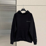 Essentials Men's Oversized Hoodie High Quality Reflective Letters Print Fleece Women's Loose Hoodie Hip Hop Street Sweatshirt