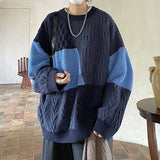 Winter Thickened Sweater Men Warm Fashion Oversized Knit Pullover Men Korean Loose Thick Long Sleeve Sweater Mens Jumper Clothes