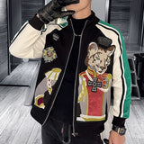 Spring Fashion Stitching Mens Jacket Business Social Office Jacket Slim Fit Lapel Casual Streetwear Coat Men Clothing