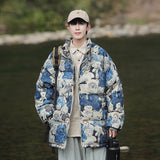 Winter Down Jacket Men Fashion Cotton Coat Padded Warm Parka Coat Neutral Casual Windproof Hip Hop Male Jacket Plus size 5xl