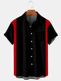 Foesce 5XL Hawaiian Men's Shirt Colourful Striped Camisa Short Sleeve Shirts For Men Casual Top Oversized Tee Shirt Men Clothing