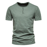 Foesce New Fashion Basic T Shirt Man Casual T-shirts Brand 100% Cotton Summer Top Men Soft Short Sleeve T Shirt Tees Blouses Shirt