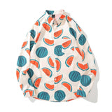 Dark Icon Watermelon Full Print Hawaiian Shirt Men Women Long Sleeved Shirs Man Blouse