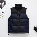 Winter jacket men's parka thickened warm jacket men's stand collar jacket solid color parka women's fashion new style