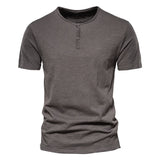 Foesce New Fashion Basic T Shirt Man Casual T-shirts Brand 100% Cotton Summer Top Men Soft Short Sleeve T Shirt Tees Blouses Shirt