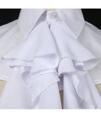 Foesce Mens Single Breasted Vest Gothic Steampunk Victorian Brocade Waistcoat Men Medieval Halloween Costume Party Vests With Jabot Tie
