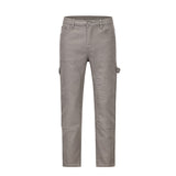 Foesce Harajuku Solid Color Pockets Sashes Vibe Style Mens Cargos High Street Casual Straight Oversized Baggy Trousers Loose Overalls