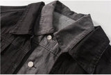 Hi Street Patchwed Denim Jacket Fashion Streetwear Oversized Hip Hop Jeans Coat Personality Harajuku Cowboy Outerwear Tops