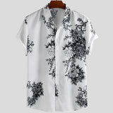 Flower Shirt Hawaiian Shirt Men Clothes Loose Breathable Men's Shirts Summer Male Shirt Street Casual Short Sleeve Tops 5xl