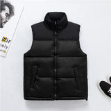 Winter jacket men's parka thickened warm jacket men's stand collar jacket solid color parka women's fashion new style